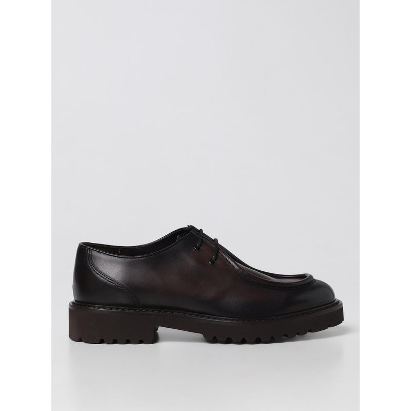 Doucal's Brogue Shoes Men Dark